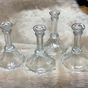 Glass candle sticks price ✂️